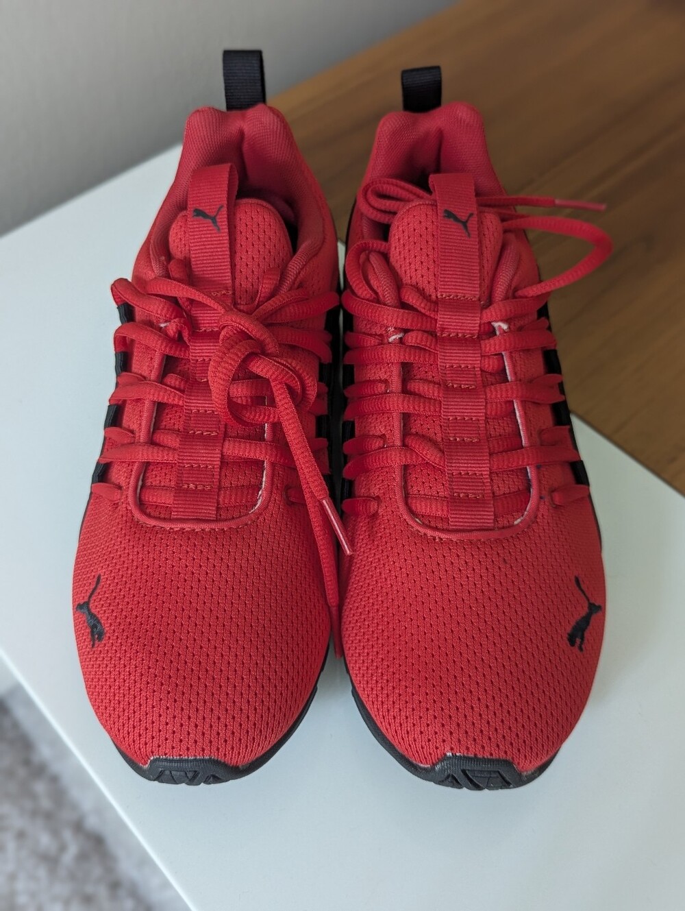 Puma Red and Black Low-Top Sneaker - Picture 3 of 5
